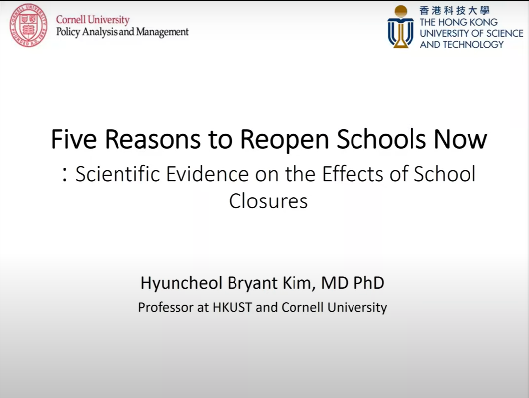 Five Reasons to Reopen School Now Scientific Evidence on the Effects